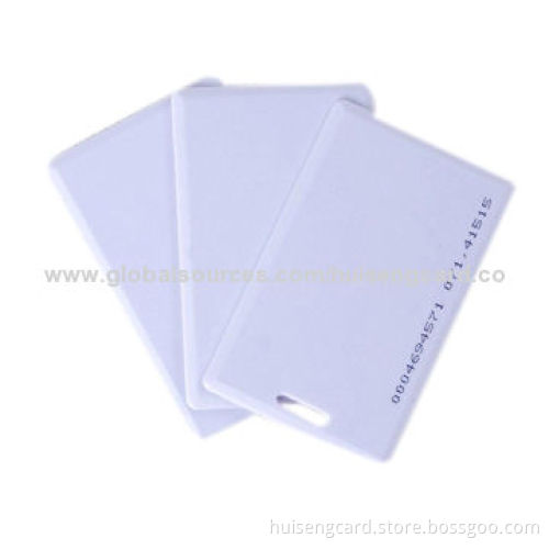 Blank Card with Lamination Housing, Made of PVC